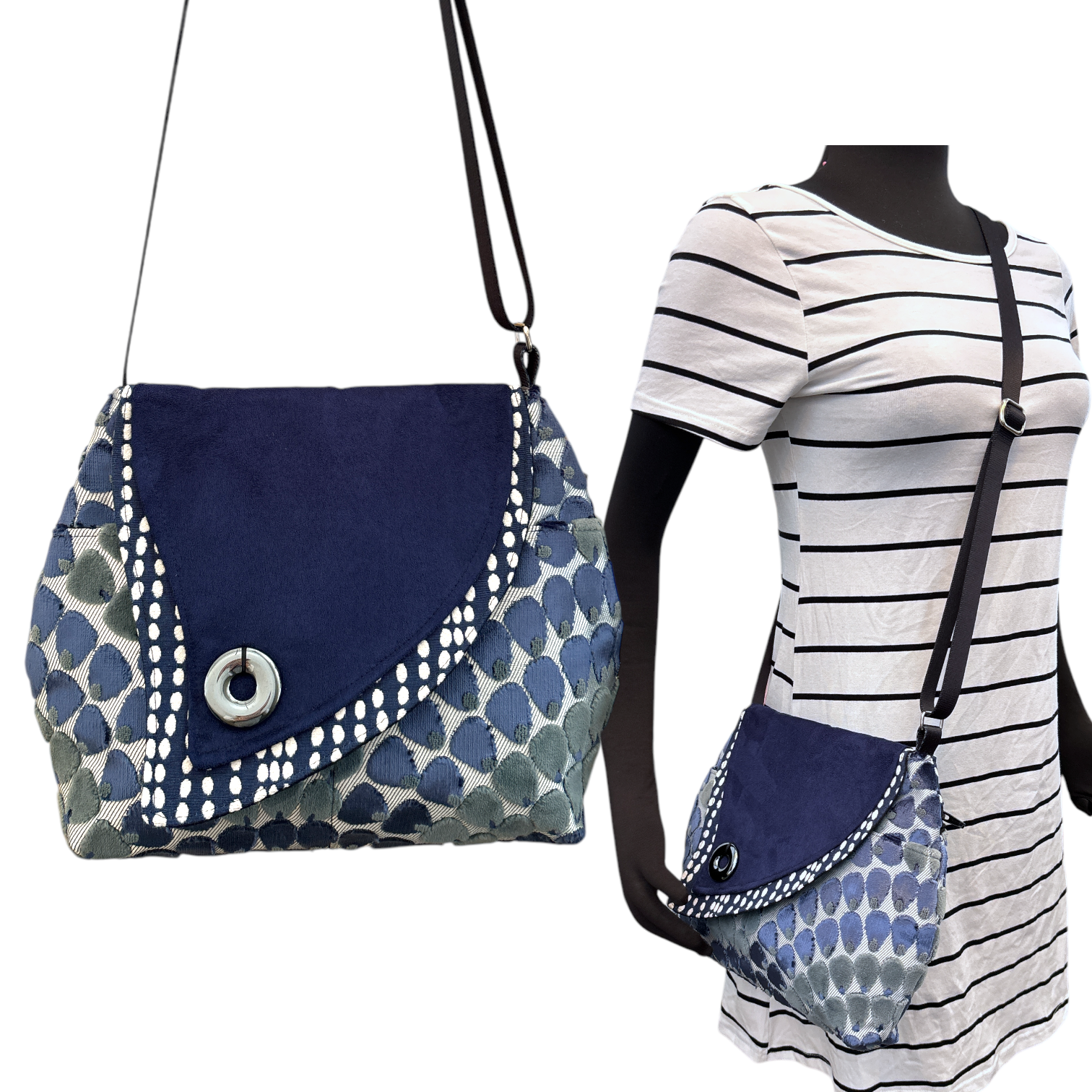 SALE Tiger Lily Bag Mermaid Blue