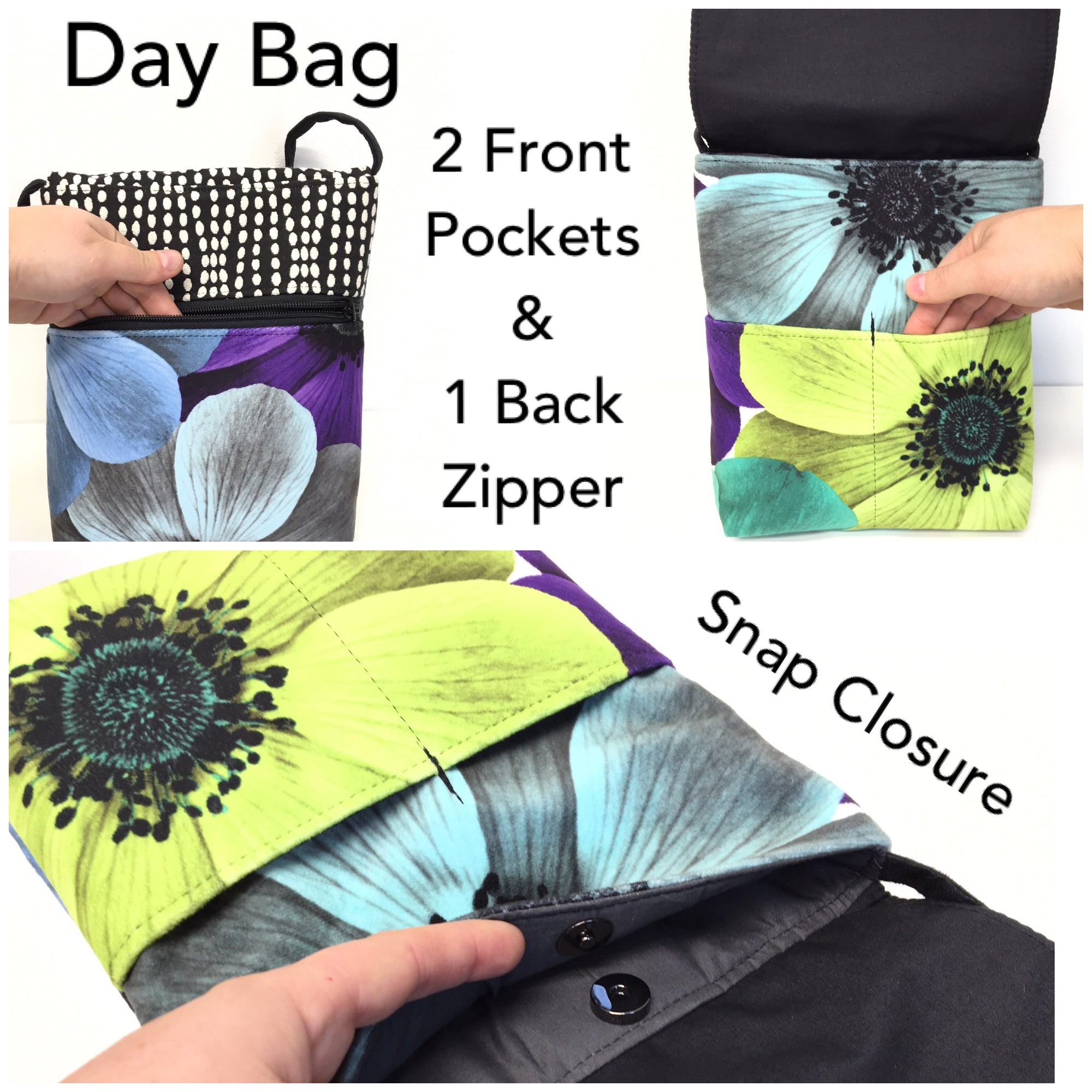 These are the basic features of all the DAY BAGS.