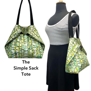 Simple Sack TOTE - Charming Flowers