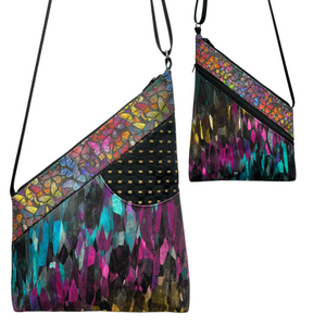 Festival Bag Multi-Colored Butterflies with Stained Glass