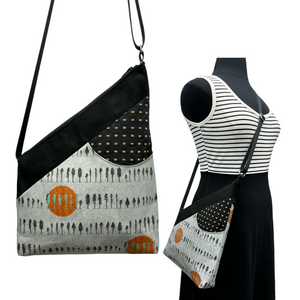 Festival Bag Grey Tree Orange Sun