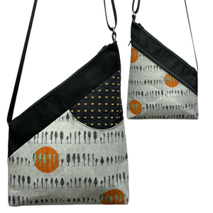 Festival Bag Grey Tree Orange Sun