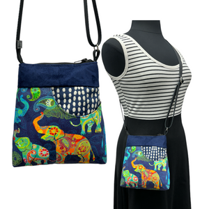 MIILK Bag Elephants on Blue