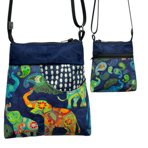 MIILK Bag Elephants on Blue