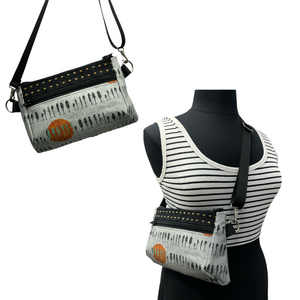 Hip Bag Grey Tree Orange Sun