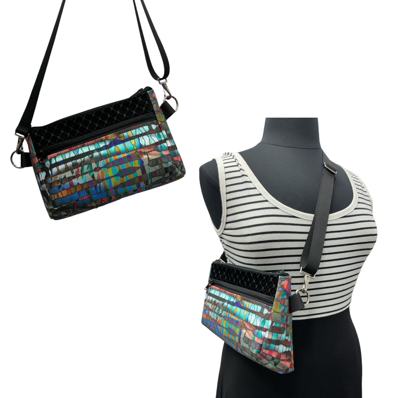 Hip Bag Neon Glitch