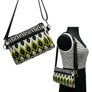 Hip Bag Mardi Gras Green & Black