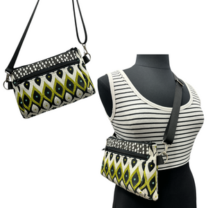 Hip Bag Mardi Gras Green & Black