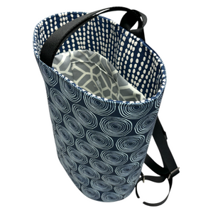 Sedona Bag Dark Blue Circles