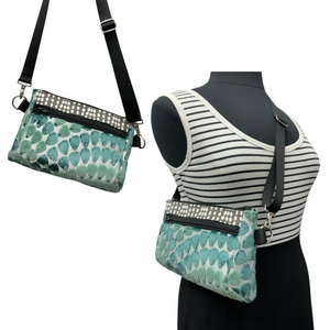 Hip Bag Peacock Teal Green