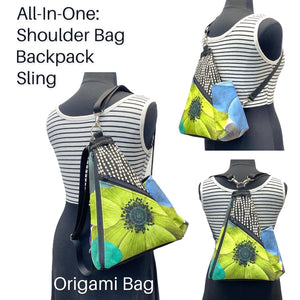 Mustard Summer Bag Yellow Origami Bag With Pockets Stylish 