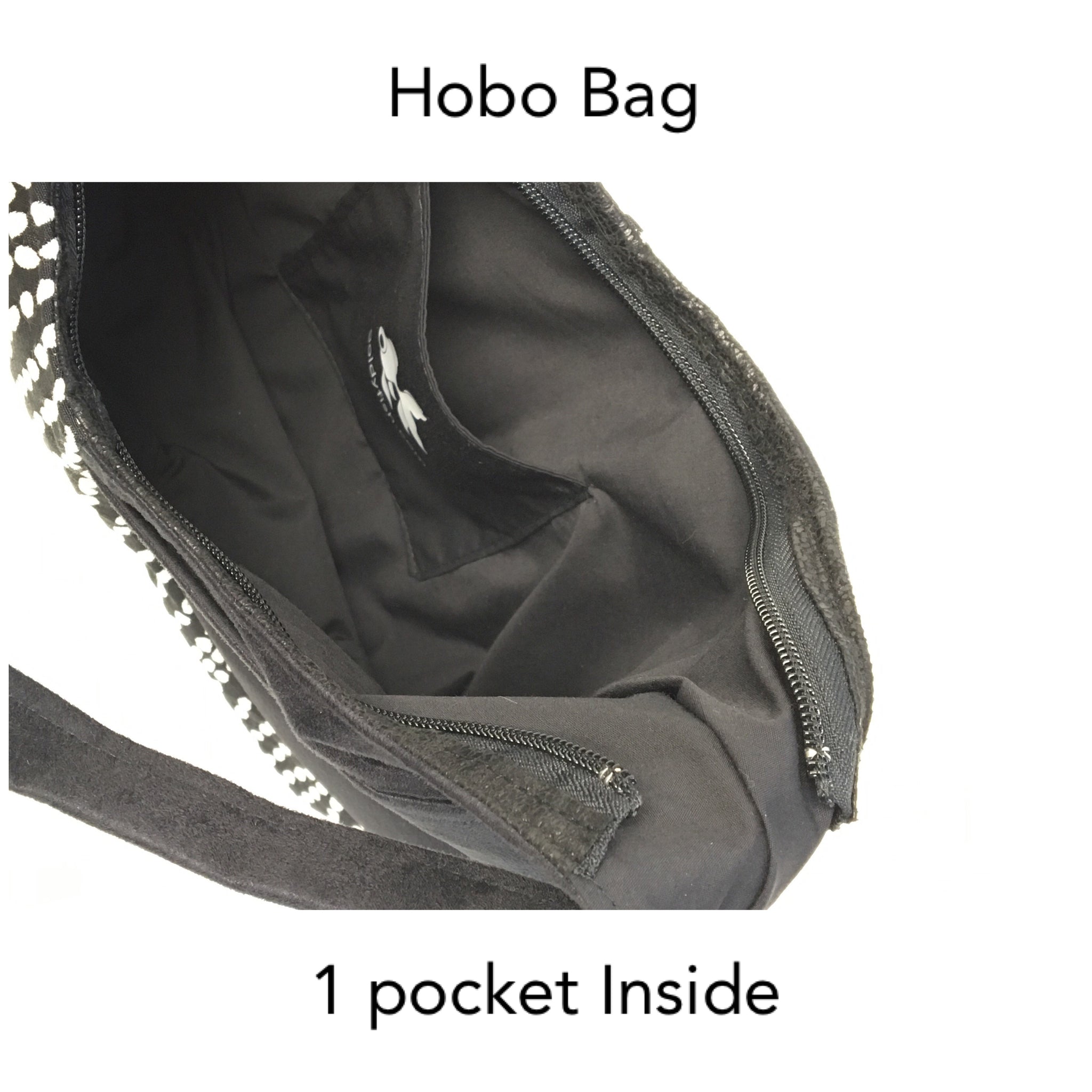 Hobo Bag Geometric Pattern - Goldyfish Handbags