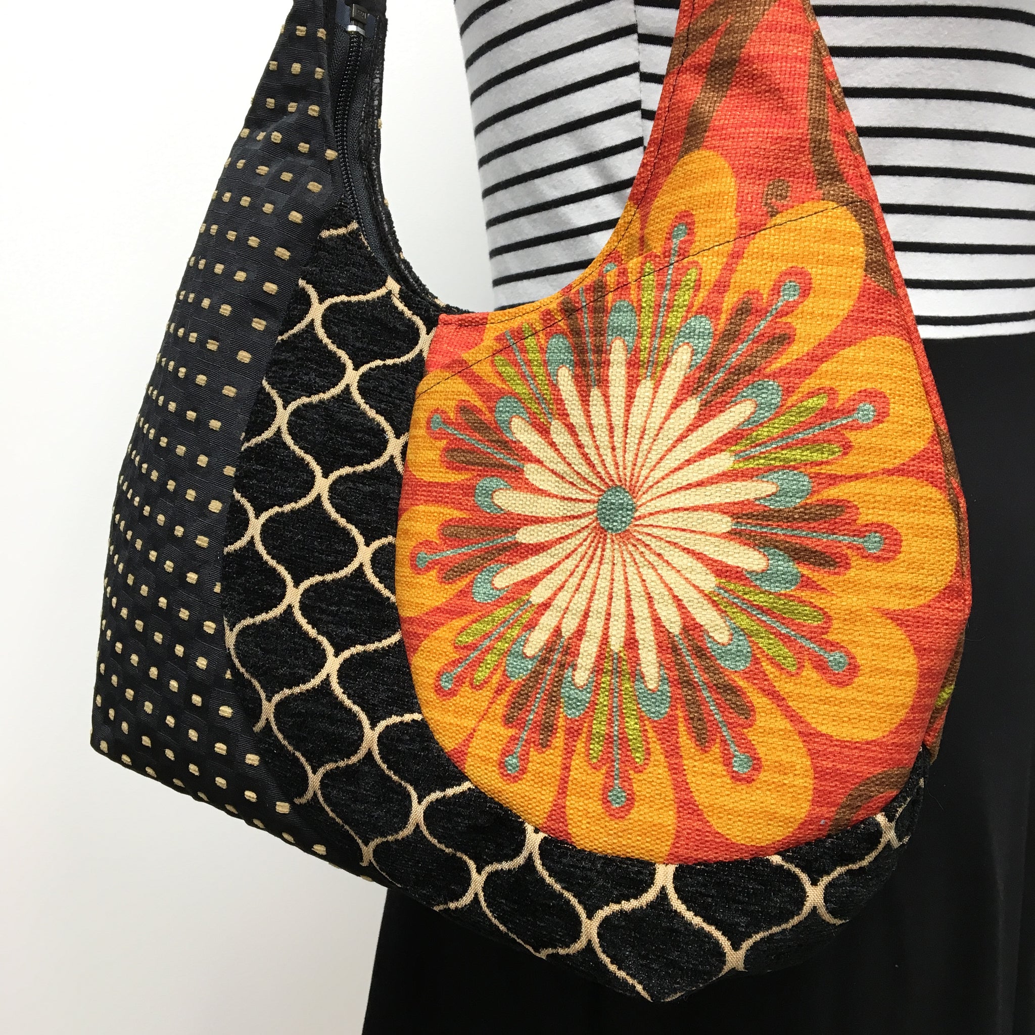 Hobo Bag Urban Blossom - Goldyfish Handbags